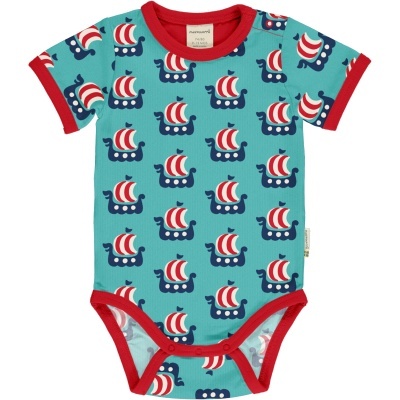 Body manga curta VIKING SHIP Meyadey (Tamanho disponível 1-3m, 3-6m,  9-12m)