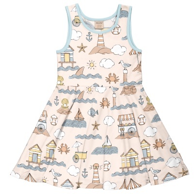 Vestido NS CIRCLE manga cava Meyadey 146/152 cm (11-12 anos)