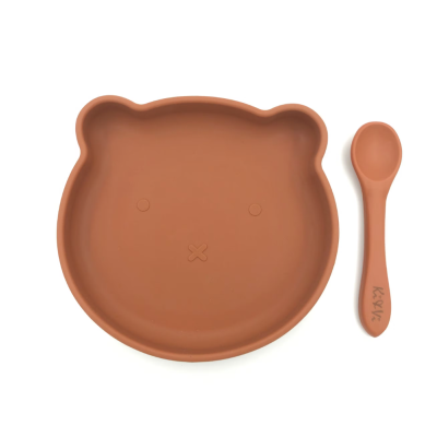 Prato + colher MY TEDDY PLATE & SPOON KI&VI
