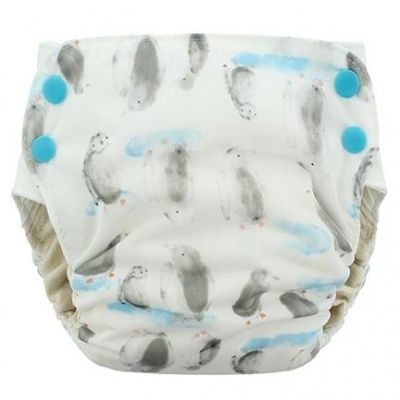 Blueberry Simplex Side Snap de Algodão orgânico L