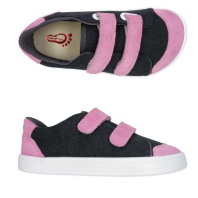 Ténis Cross Denver rosa e preto BAR3FOOT