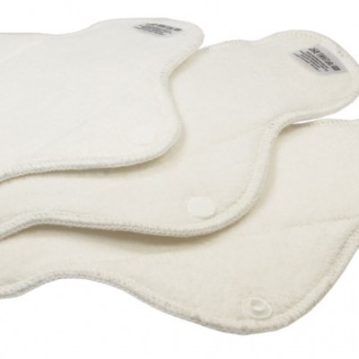 Penso Higiénico Reutilizável Slimfit Branco