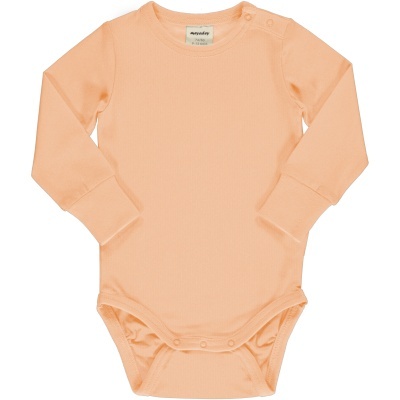 Body de manga comprida Solid Maxomorra/Meyadey 50/56 (1-2 meses)