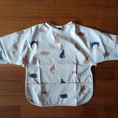 Babete de artes plásticas/BLW Cats