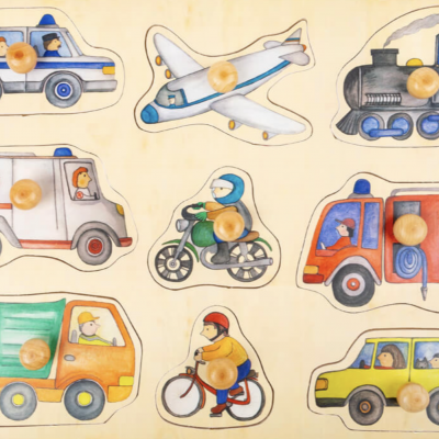 Puzzle de encaixe Transportes SMALL FOOT