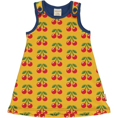 Jardineiras vestido CHERRY  Maxomorra (Tamanhos disponíveis 1-3m, 3-6m, 9-12m)