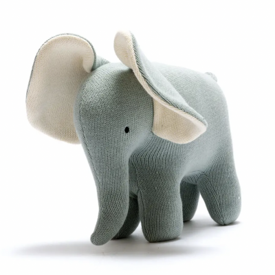 Peluche grande Elefante Blu BEST YEARS