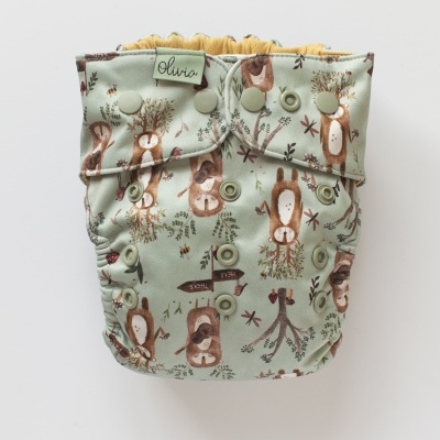 Fralda AIO Narrow V2.0 Olivia Diapers - Molas