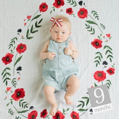 Musselina de celebração para fotografia Poppy Little Unicorn (1und.)