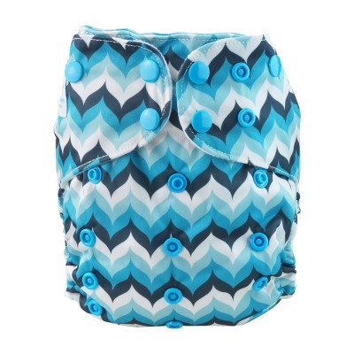 Fralda de Bolso Tamanho Único Blümchen geometric (Molas)