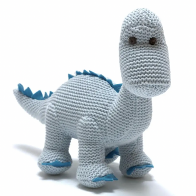 Roca de malha Orgânica dinossauro Diplodocus Azul BEST YEARS