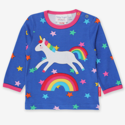 Camisola long sleeve Unicórnio Toby Tiger