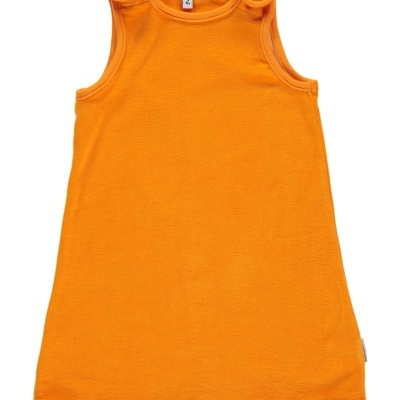 Vestido cava com bolsos veludo Orange Maxomorra