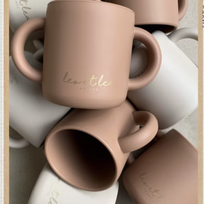 Copo de Silicone  Baby Bear LEO et LEA