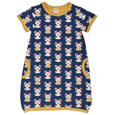 Vestido BALLOON manga curta Maxomorra 122/128 (7-8 anos)