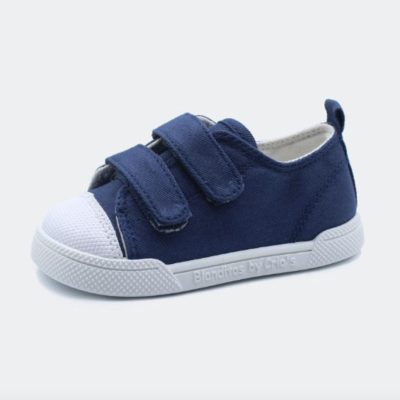 Ténis de Lona Melón Navy - Blanditos