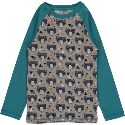 Camisola estilo Slim GRIZZLY BEAR Maxomorra (Tamanho disponível 9-12m, 18-24m, 3-4a, 5-6a, 7-8a, 9-10 anos)