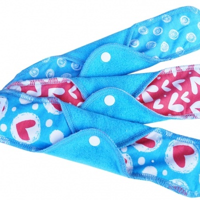 Penso Higiénico Reutilizável Kuschel Slimfit com padrão Blümchen