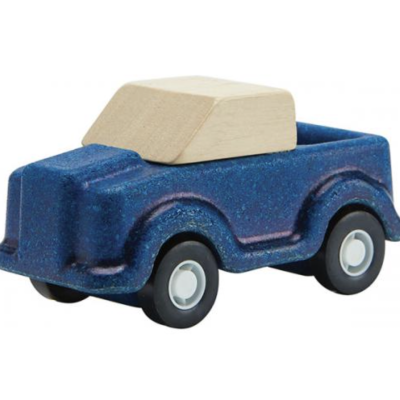 Carro Azul de madeira PLANTOYS