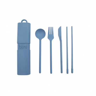 Talheres reutilizáveis Blue BINI