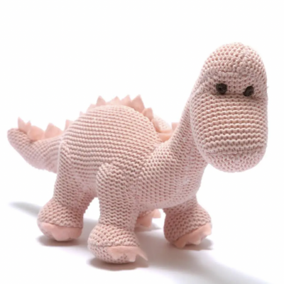 Roca de malha Orgânica dinossauro Diplodocus Rosa BEST YEARS