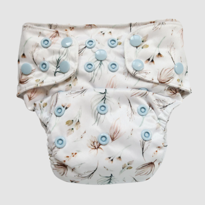 Fralda Double gusset AWJ tudo-em-dois HERITAGE HUG - Trifold