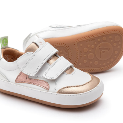 Ténis Landy WHITE/ ROSE GOLD - Tip Toey Joey
