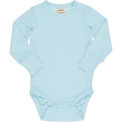 Body de manga comprida Solid Maxomorra/Meyadey 74/80  (9-12 meses)