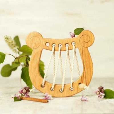 Cabrestante de madeira lace-up Wooden Caterpillar