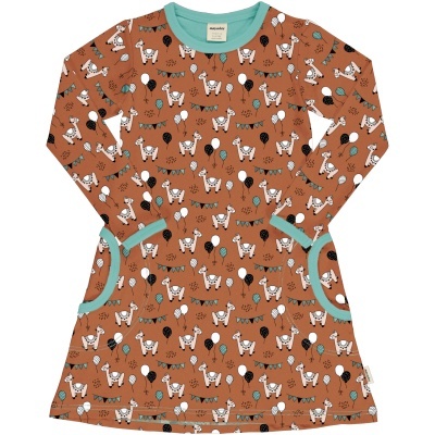 Vestido CAMEL PARTY  Maxomorra (Tamanhos disponíveis 5-6a)