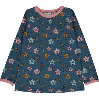 Blusa LS NIGHT SPARKLE Maxomorra (Tamanhos disponíveis 9-12m, 18-24m, 9-10a)