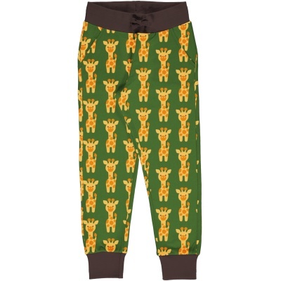 Calças de Sweat c/bolsos GIRAFFE  Maxomorra (Tamanhos disponíveis 9-12m, 18-24m, 5-6a, 7-8a, 9-10a)