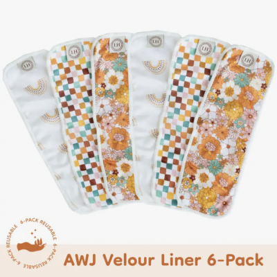 Pack de liners Reutilizáveis Lighthouse Kids Company (6 und.)