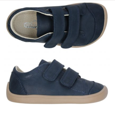 Ténis Elf walker azul escuro sola creme BAR3FOOT