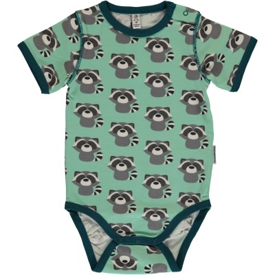Body SS RACCOON  Maxomorra (Tamanho disponível 1-2m, 3-6m, 9-12m)