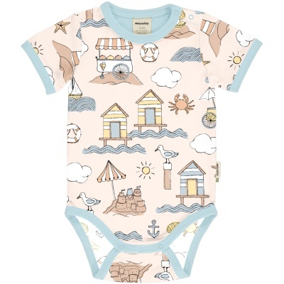 Body de manga curta Meyadey 62/68  (3-6 meses)