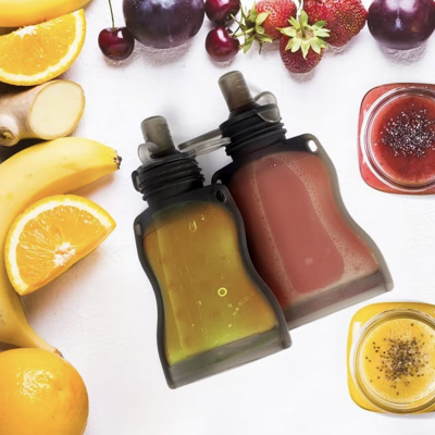 Saqueta de Alimentação de Silicone Reutilizável HAAKAA (2unds.)