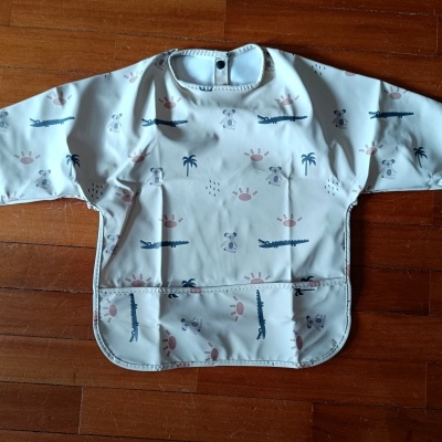 Babete de artes plásticas/BLW Crocodile