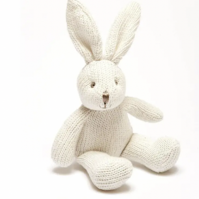 Roca de malha Orgânica Coelhinho branco BEST YEARS