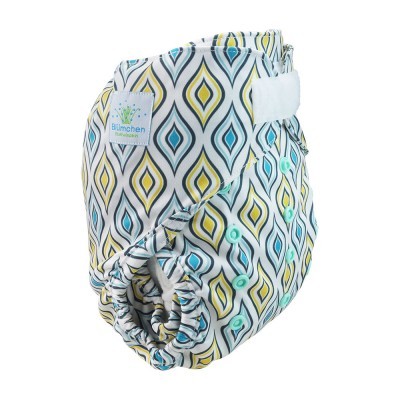 BLÜMCHEN Capa de tamanho único geometric (velcro)