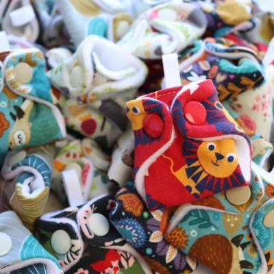 Mini-fralda porta-chaves da Anavy