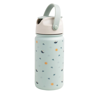 The Cotton Cloud Garrafa térmica NEW Blue Origami