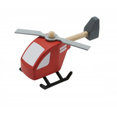 Helicóptero de madeira PLANTOYS