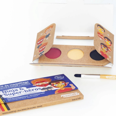 Kit de pintura facial infantil 3 Cores NAMAKI