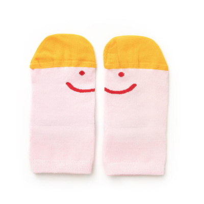 Meias barefoot Smile ROSA/ AMARELO/ LILÁS - Tip Toey Joey