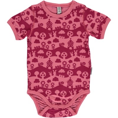 Body SS PINK LANDSCAPE Maxomorra (Tamanho disponível 1-3m, 3-6m, 9-12m, 18-24m)