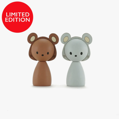 Ziggy & Carl figuras de madeira CLiCQUES