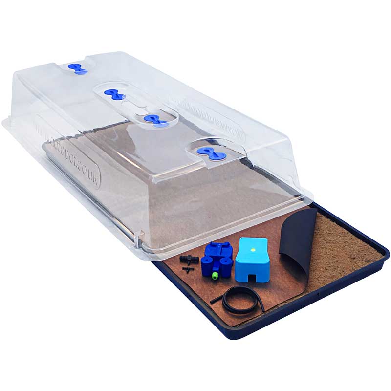 Easy2Propagate Kit Armadilha para roedores com tampa transparente e base castanha