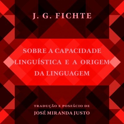 Capa de livro vermelho e preto com título e autor em texto destacado