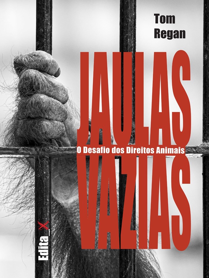 Capa de livro 'JAULAS VAZIAS' com mão peluda agarrada a barras de prisão